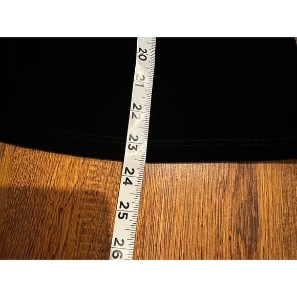 AB Studios Women's Velvet 3/4 Sleeve Top – Black – Size Large Elevated Casual - Picture 7 of 8